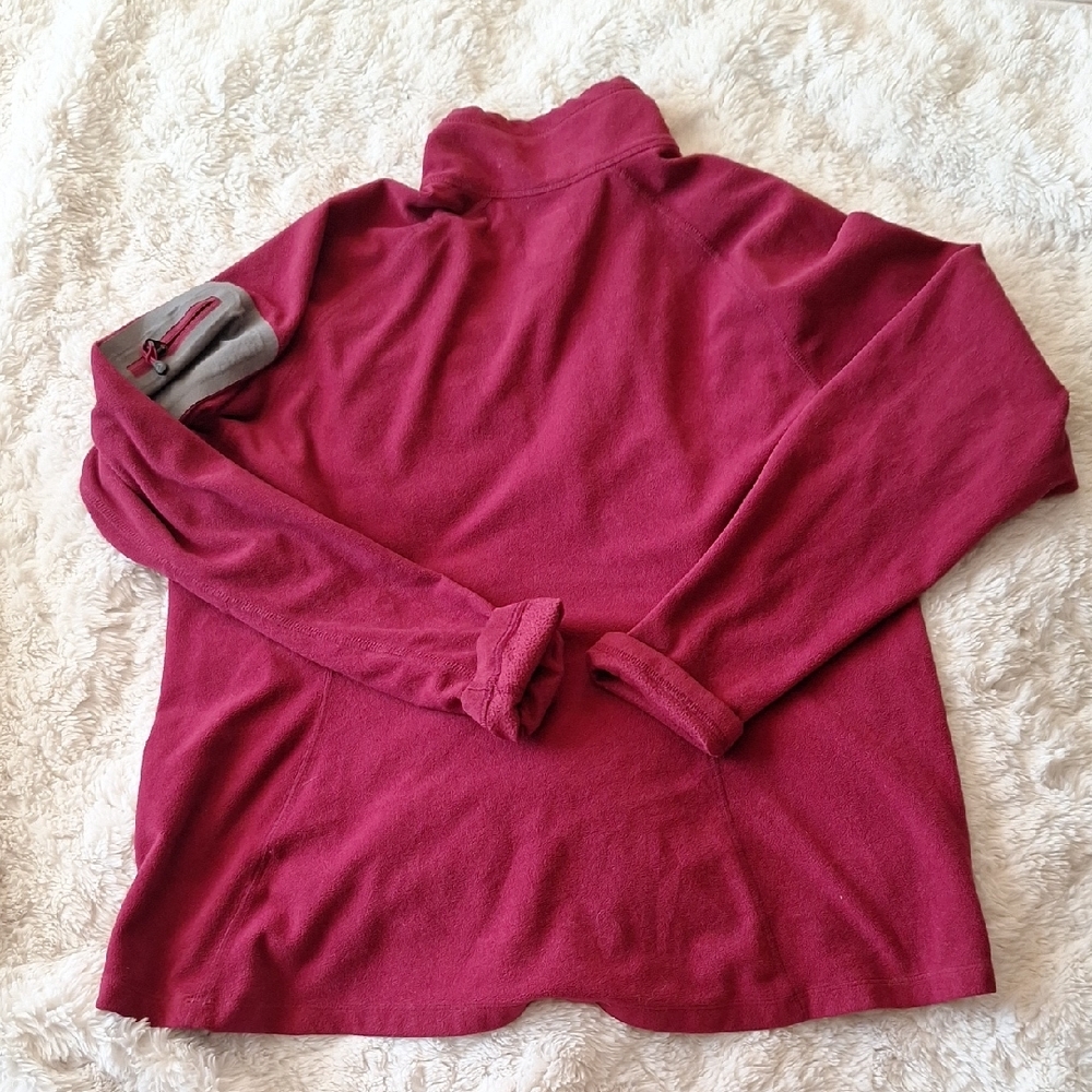 Eddie Bauer First Ascent Maroon Quarter-Zip Pullover Size XL - Picture 2 of 10